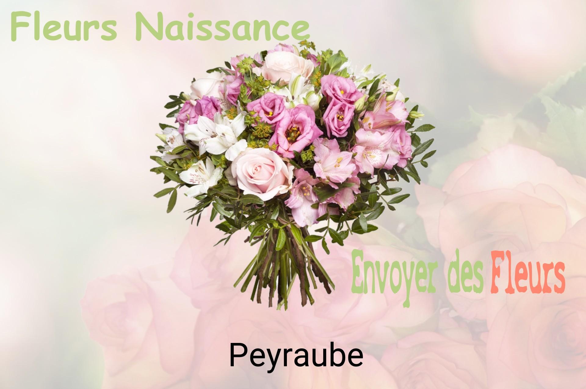 Bouquet de fleurs de naissance livré à Peyraube